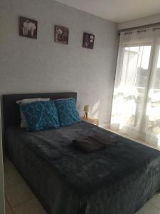 Postel nebo postele na pokoji v ubytování Fleur d'orchidée studio 99