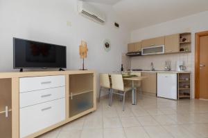 Η κουζίνα ή μικρή κουζίνα στο Apartments Paloc - Green