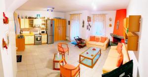 Kuchyň nebo kuchyňský kout v ubytování Heaven's door- Siviri maisonette