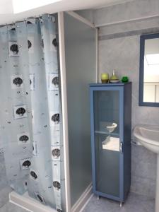 Koupelna v ubytování B&B A'la Funtäna