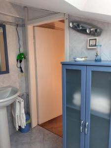 Koupelna v ubytování B&B A'la Funtäna