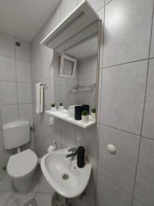 Phòng tắm tại Studio apartment Portofino