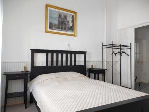 Postel nebo postele na pokoji v ubytování Atelier Keszthely