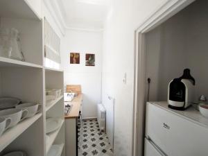 Kuchyň nebo kuchyňský kout v ubytování Atelier Keszthely