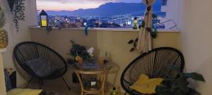 Výhľad na hory alebo výhľad na hory priamo z apartmánu
