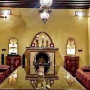 Area soggiorno di Riad Cafe Du Sud