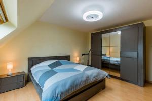 Postel nebo postele na pokoji v ubytování séjour 6 pers.( atypique ) f4 110 m2