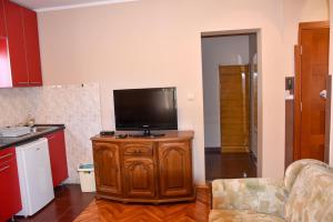 TV a/nebo společenská místnost v ubytování Apartmani Masa