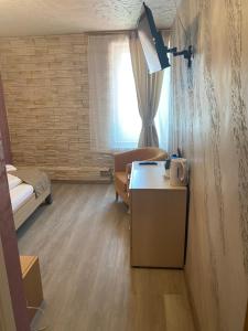 哈斯里山林小屋客房内的一张或多张床位