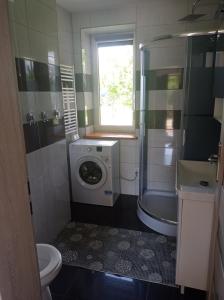 Kúpeľňa v ubytovaní Sielankowy Domek