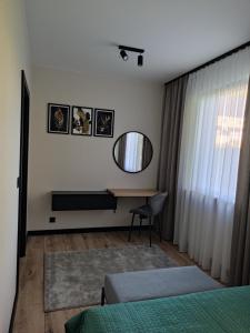 Posteľ alebo postele v izbe v ubytovaní Apartament Zamkowe Wzgórze
