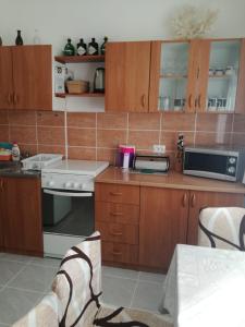 Kuchyňa alebo kuchynka v ubytovaní Apartman Rusan