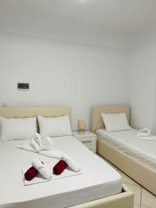 Postel nebo postele na pokoji v ubytování Orea Hotel