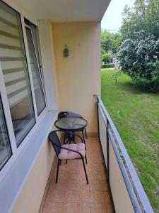 Un balcon sau o terasă la Apartament Karola