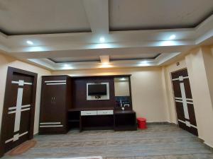 Kuchyň nebo kuchyňský kout v ubytování Mohana Beach Resorts Mandarmani