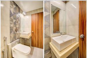 Koupelna v ubytování Hotel Emerald Near T2 International Airport Mumbai