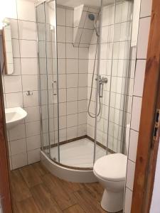 Łazienka w obiekcie Domek pod Świerkiem
