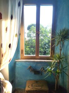 A bathroom at al borgo etrusco con vista mare