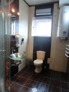 A bathroom at Aheloy Apartments