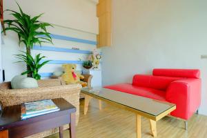 Posezení v ubytování Yudo B&B Yilan