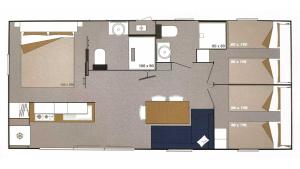 The floor plan of Garda Di Vino Agricamping & Wine Shop Lazise