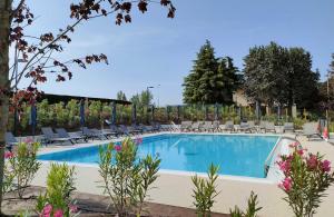 The swimming pool at or close to Garda Di Vino Agricamping & Wine Shop Lazise