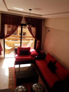 Posezení v ubytování Agréable appartement au coeur de Guéliz, Marrakech