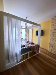 Posteľ alebo postele v izbe v ubytovaní Comfort Apartment 2 rooms 65m2
