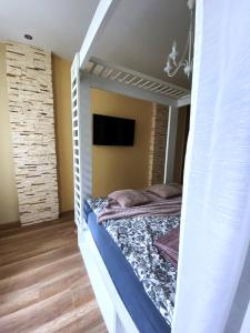 Posteľ alebo postele v izbe v ubytovaní Comfort Apartment 2 rooms 65m2