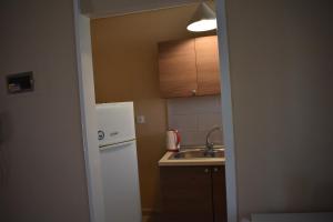 Kuchyň nebo kuchyňský kout v ubytování Helenas Apartment