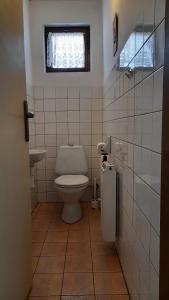 Vannituba majutusasutuses Apartmán Levandule