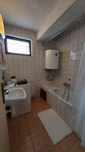 Vannituba majutusasutuses Apartmán Levandule