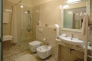 Koupelna v ubytování B&B Fotić