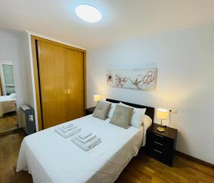 Postel nebo postele na pokoji v ubytování Apartamento TIERRA