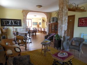 Area soggiorno di Bed and breakfast Le Camelie
