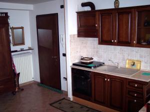 Kuchyň nebo kuchyňský kout v ubytování B&B Il Parco