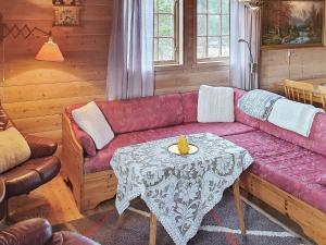 Posezení v ubytování Holiday home Leirvik I Sogn