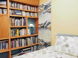 Knihovna v bed and breakfast