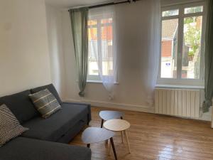 Posedenie v ubytovaní 1st Floor Cozy Central Flat with free parking