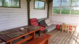 Posezení v ubytování Kastani Camping