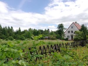 Ogród w obiekcie Agroturystyka Leśniczówka Więckowo-noclegi