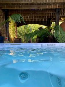 Gallery image of WOW! Jungle Cabin Hottub, 4 poster bed, Nr Coast in Martin