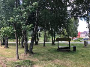Vonkajšia záhrada v ubytovaní Mamut