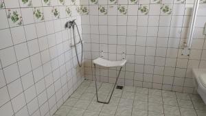 Kúpeľňa v ubytovaní Hotel Hospodářský dvůr Bohuslavice