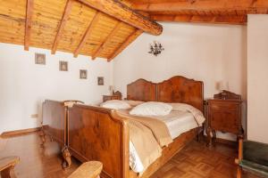 Postel nebo postele na pokoji v ubytování La dimora del nonno Cesco