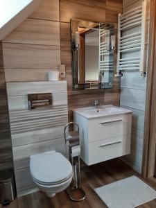 Et badeværelse på Apartament Gdańsk'a