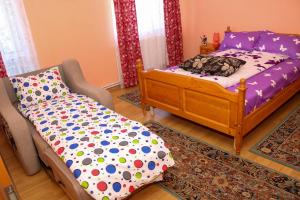 Postel nebo postele na pokoji v ubytování Apartament Iulia