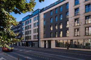 Bygningen som lejlighedshotellet ligger i