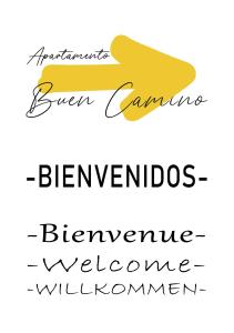 Apartamento Buen Camino的证书、奖牌、标识或其他文件