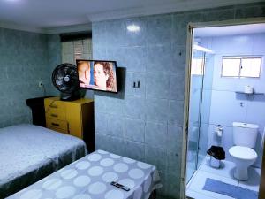 A bathroom at Casa Campina Grande-PB Internet 500MB, Netflix, Ar